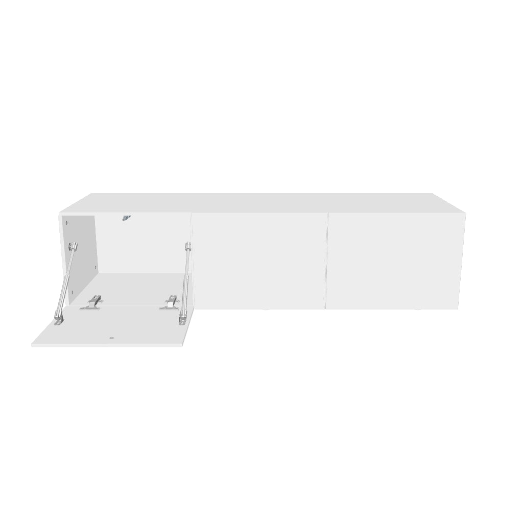Mora TV Bord Møbel | Væghængt / Fritstående | 120 cm Hvid