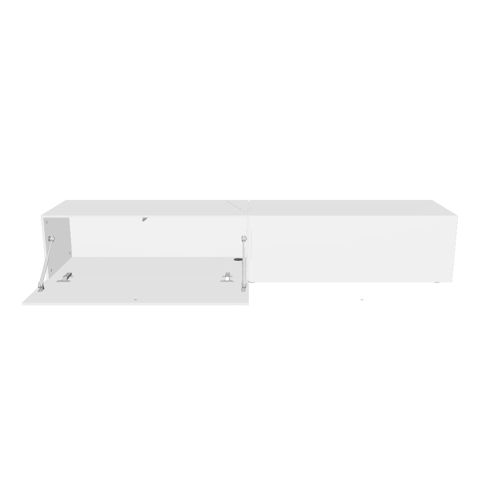 Mora TV Bord Møbel | Væghængt / Fritstående | 180 cm Hvid